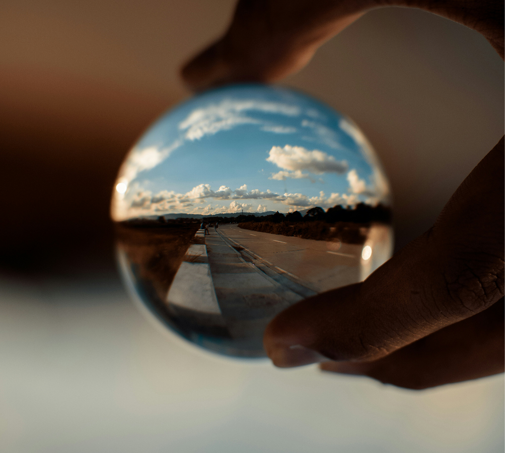 WE SEE THE WORLD DIFFERENTLY.